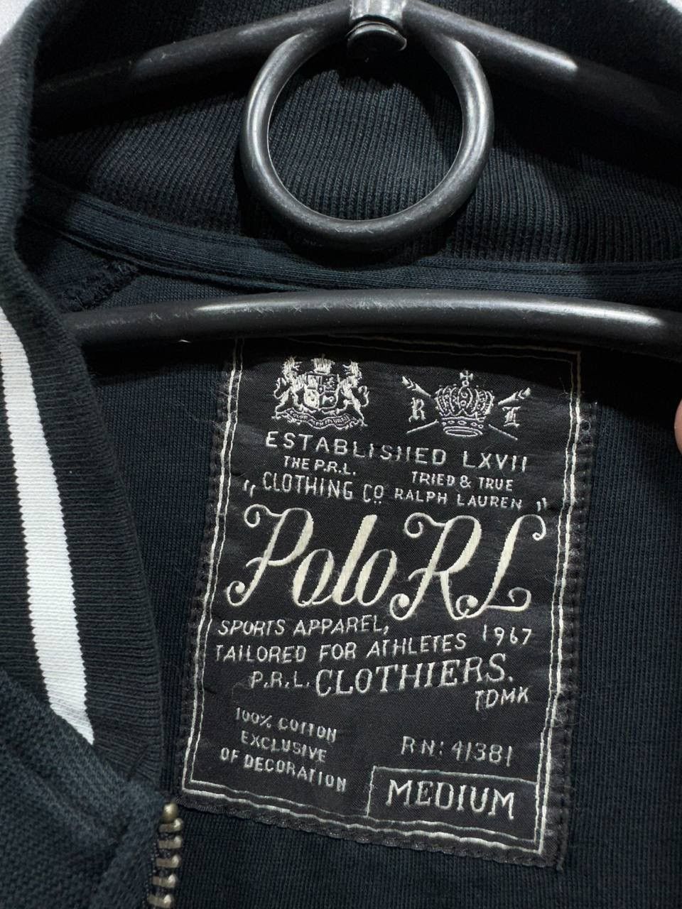 Ralph Lauren Ralph Lauren Polo RL Black Label Zip Up Sweater Heavy Eight Size US M / EU 48-50 / 2 - 8 Thumbnail