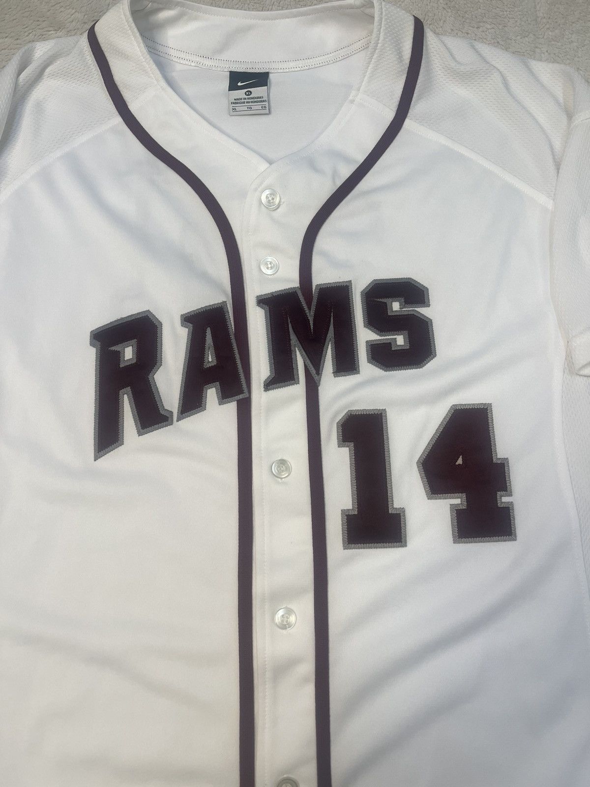 Nike Nike Team NCAA Fordham Rams University Baseball Jersey Size US XL / EU 56 / 4 - 2 Thumbnail