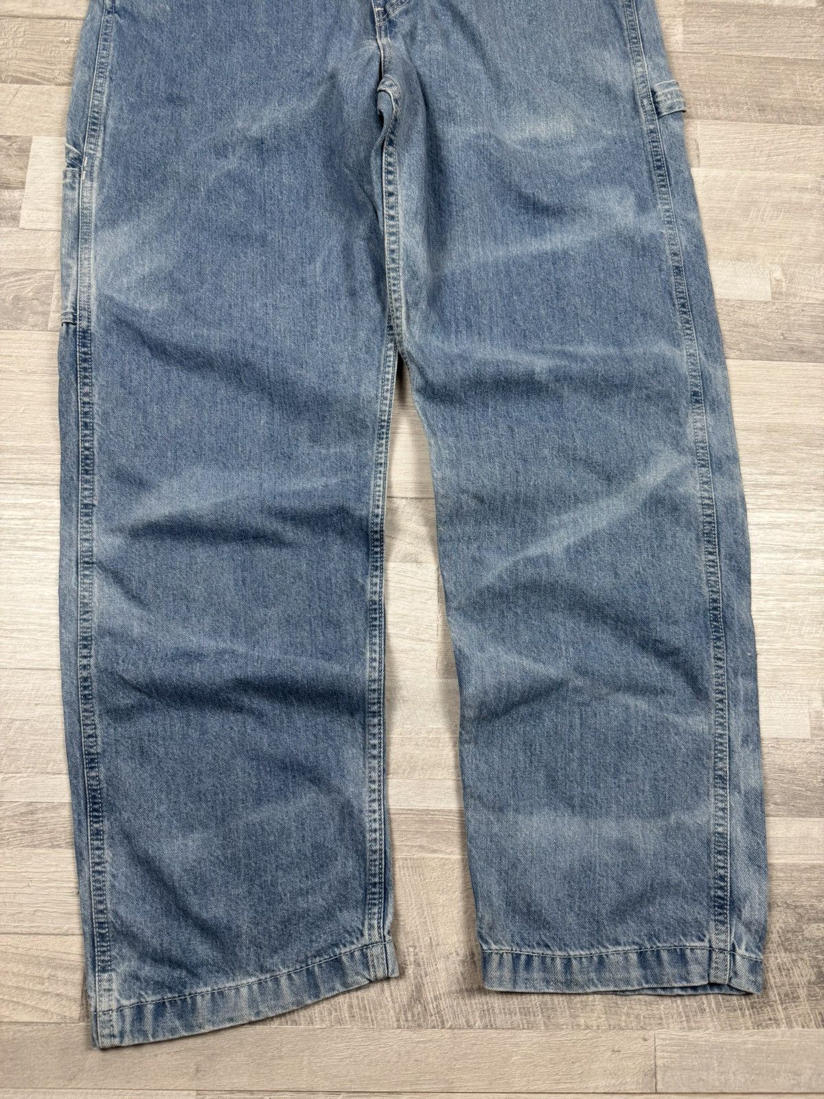 Levi's Crazy Vintage Y2K Baggy Levis Carpenter Washed Faded Denim Size US 36 / EU 52 - 5 Thumbnail