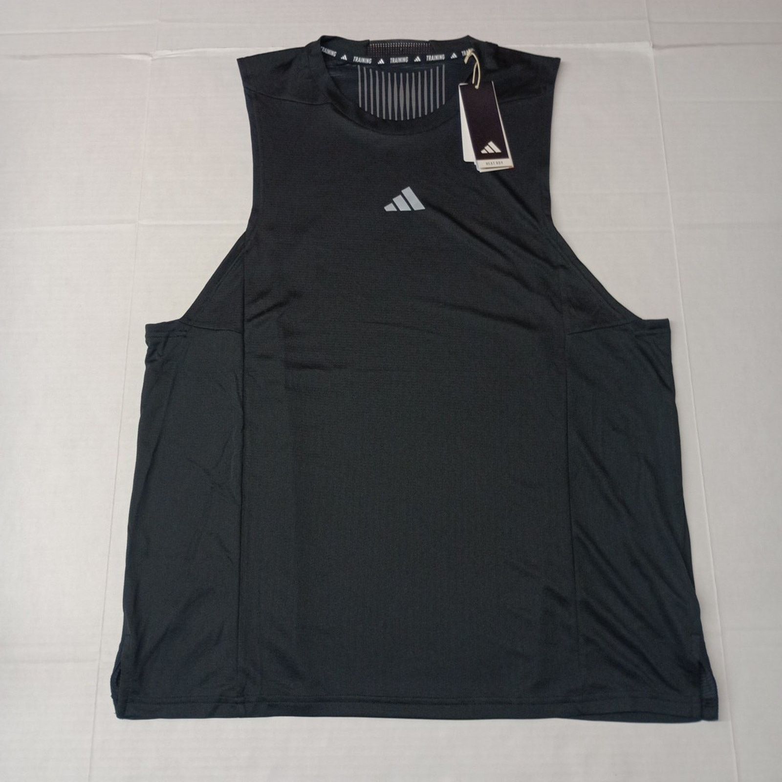 Adidas Mens Adidas Training Workout HEAT.RDY Tank Top Size XL Black Size US XL / EU 56 / 4 - 1 Thumbnail