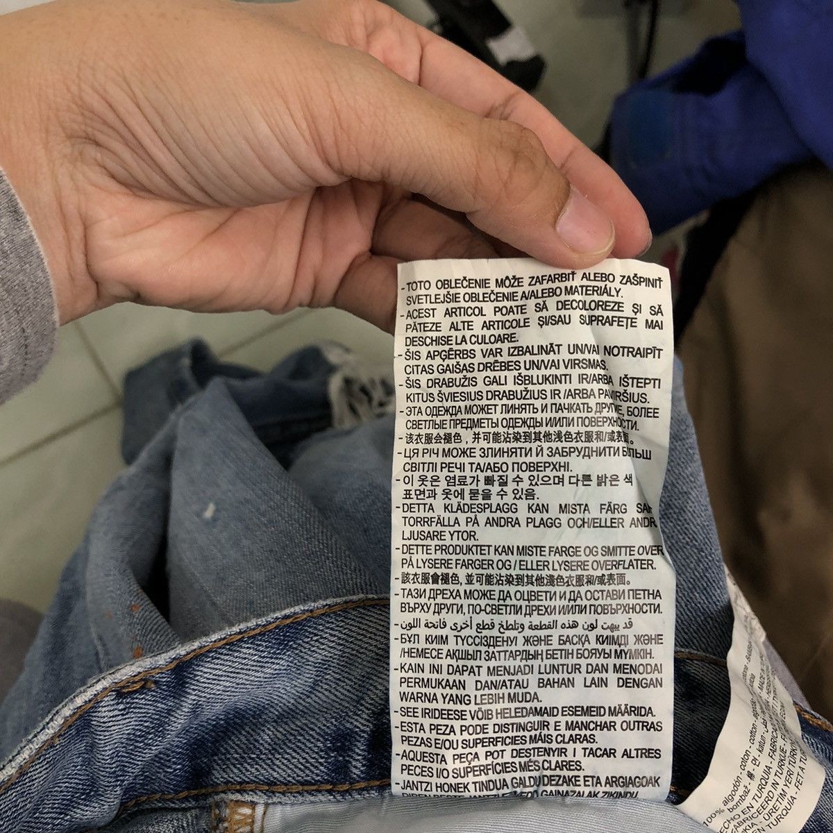 Japanese Brand 🔥RARE DISTRESSED DENIM JEANS ZARA DESIGNER Size US 34 / EU 50 - 14 Thumbnail