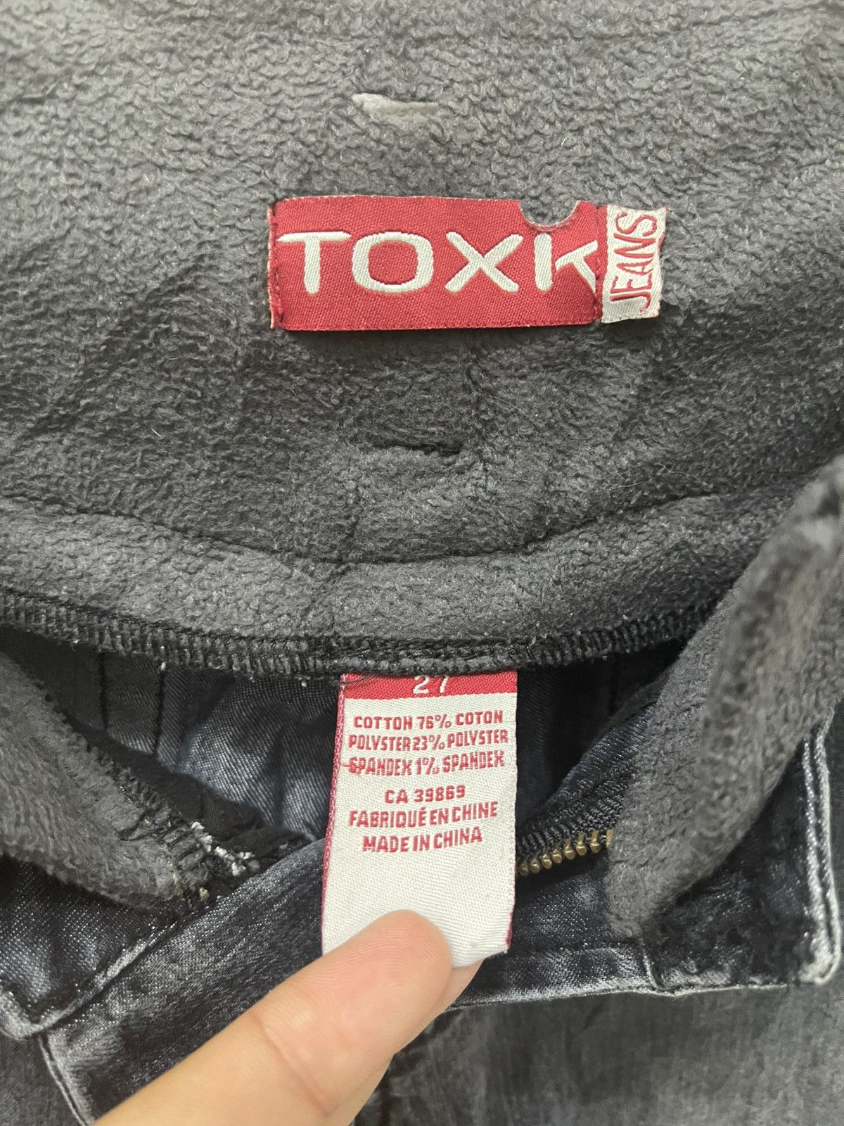 Japanese Brand Rare Vintage TOXK Jeans Punk Piercing Seditionaries Flare Size US 27 - 14 Thumbnail