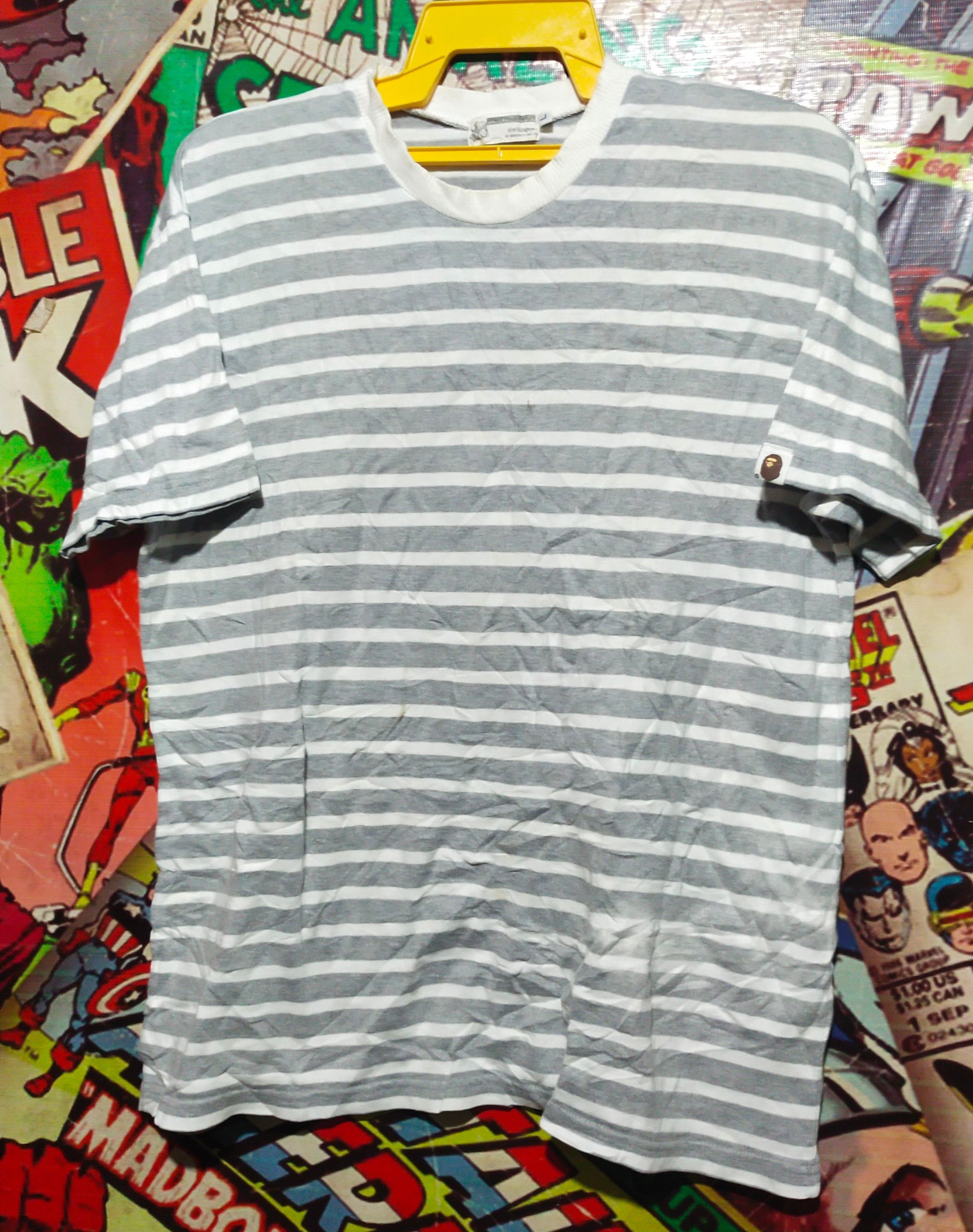 Bape × Vintage STRIPED TEE Size US L / EU 52-54 / 3 - 1 Thumbnail