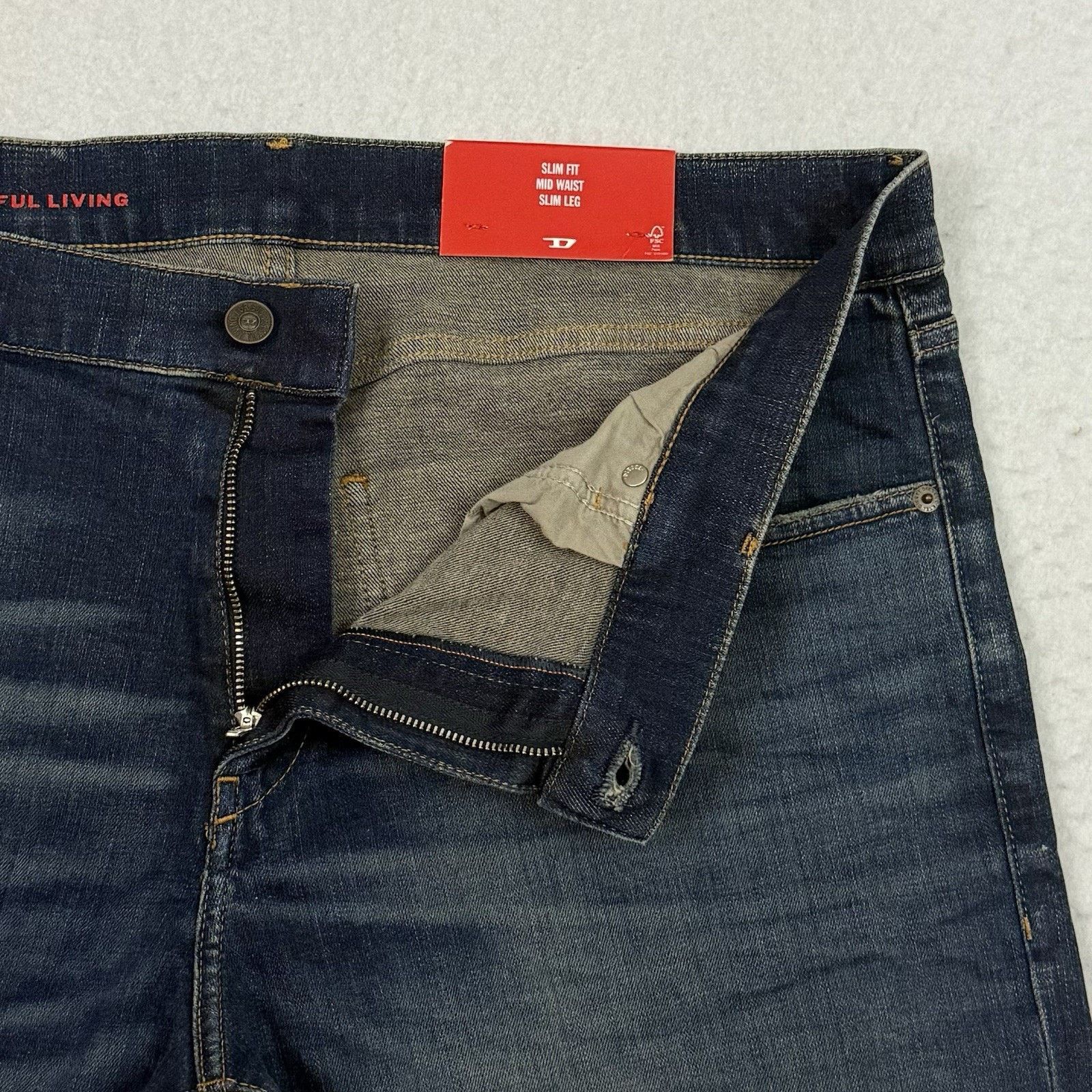Diesel Diesel Mens Jeans Size 40x32 2019 D Strukt 09C73 Italy Size US 40 / EU 56 - 10 Thumbnail