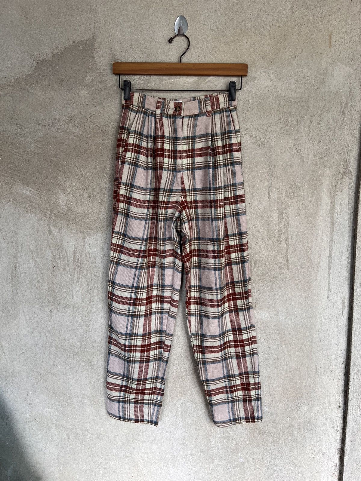 United Colors Of Benetton United Colors Of Benetton Baggy Wool Pant Size 24" / US 00 / IT 34 - 2 Thumbnail