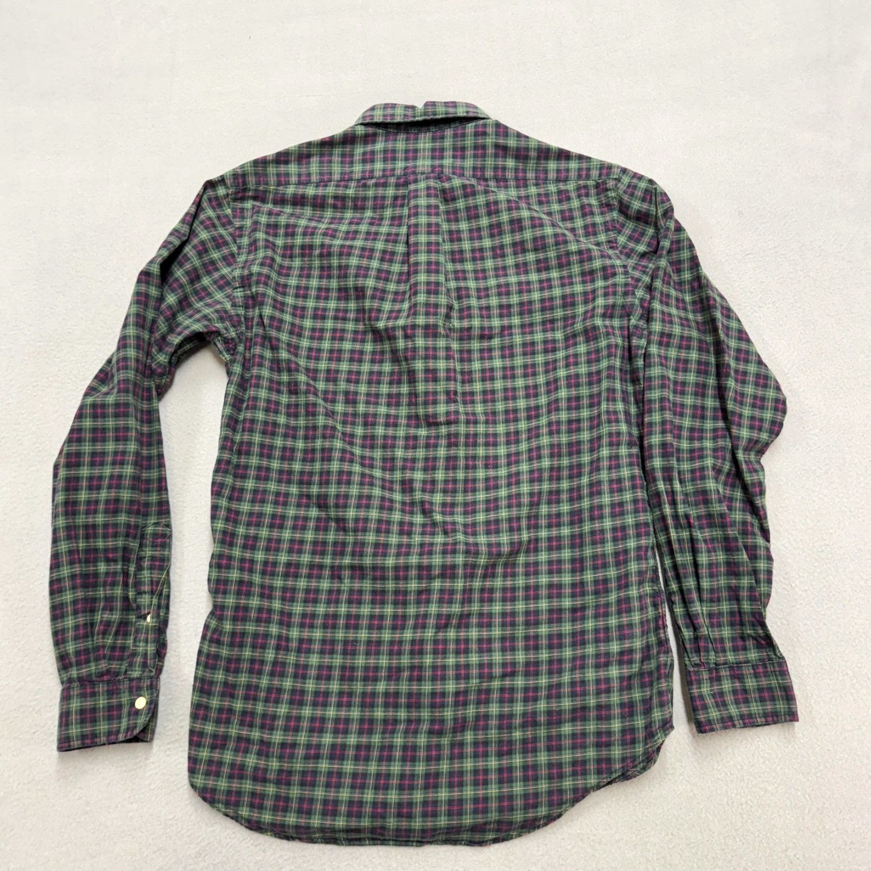 Ralph Lauren Ralph Lauren Shirt Mens Small Green Plaid Button-Down Long Sleeve Casual Size US S / EU 44-46 / 1 - 4 Thumbnail