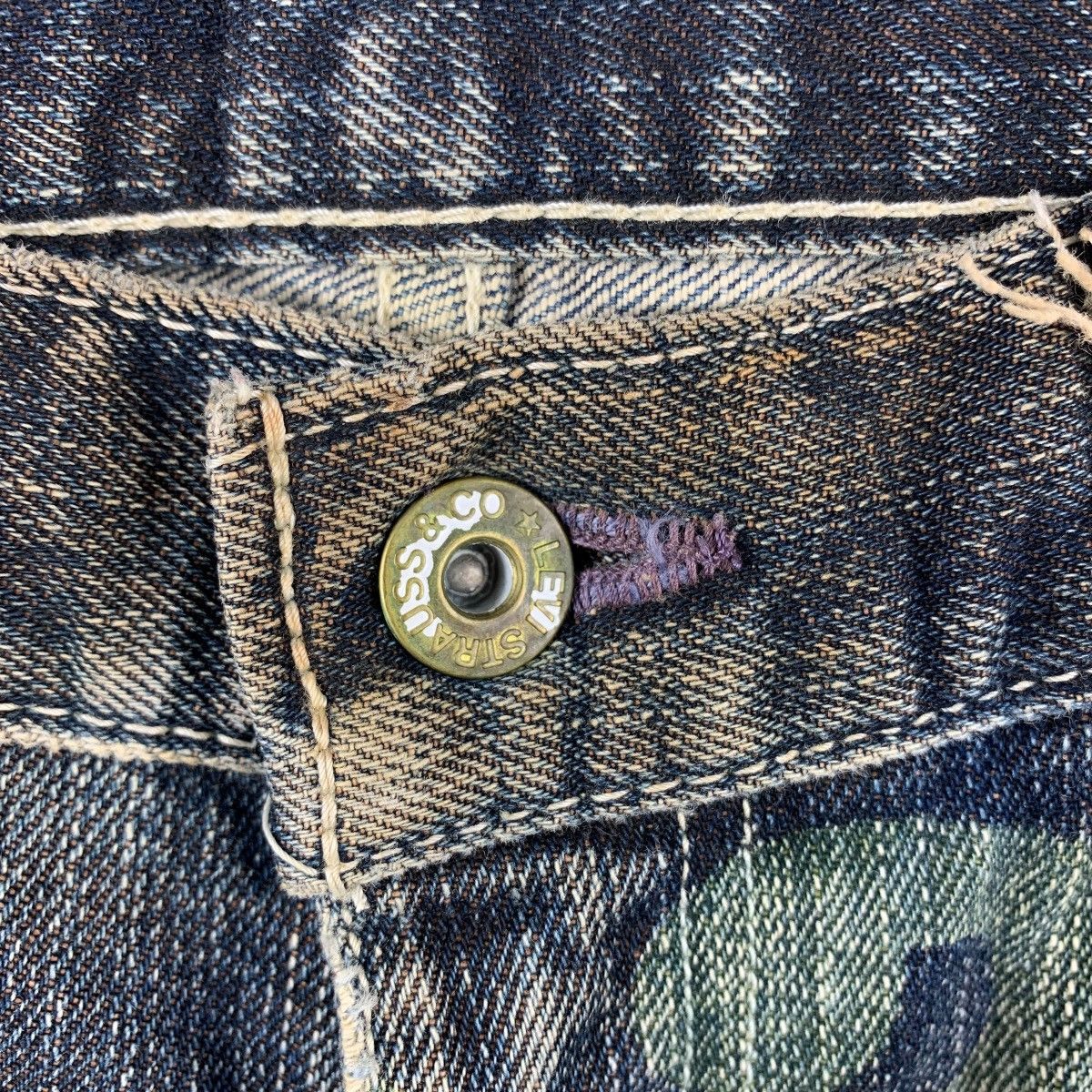 Levi's × Vintage Vintage LEVI’S lot 503 customade blue jeans Size US 32 / EU 48 - 5 Thumbnail