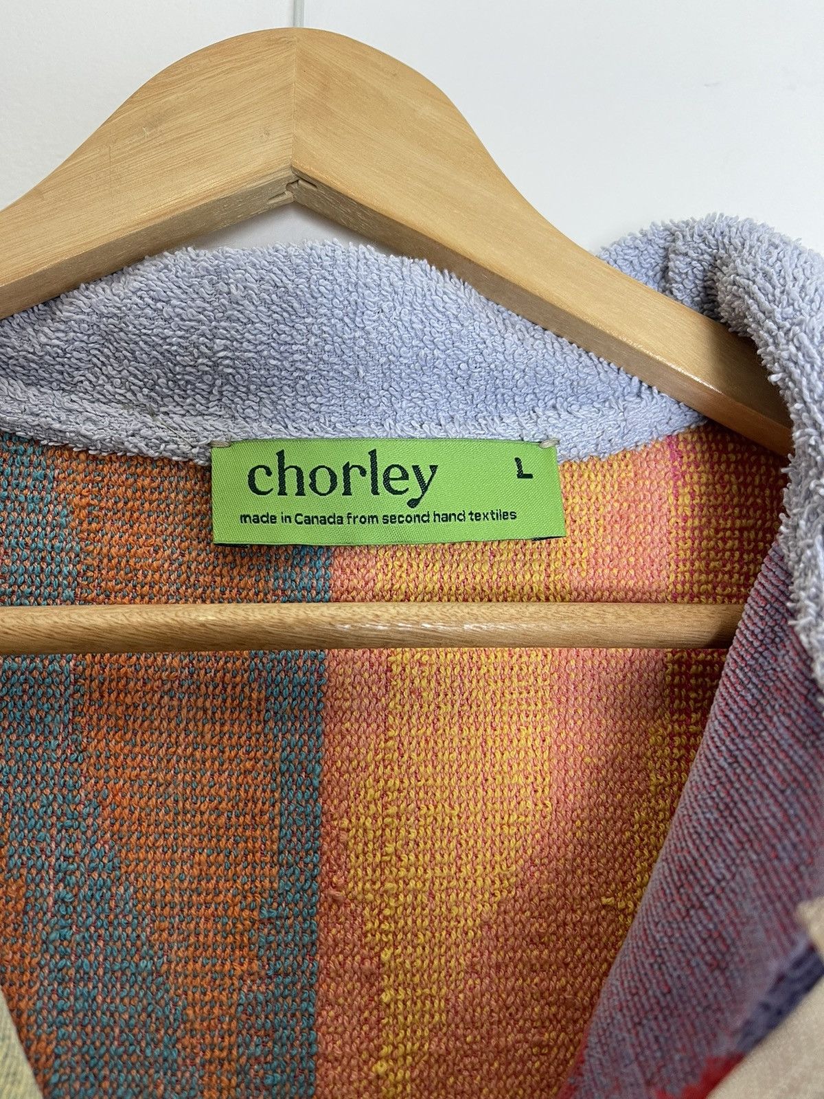 Chorley Chorley SS23 vintage towel colour block pattern work jacket Size US L / EU 52-54 / 3 - 3 Thumbnail