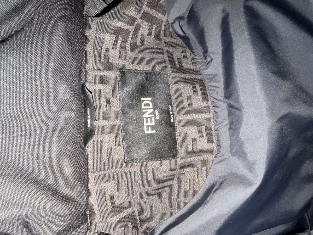 Fendi Fendi FF Monogram Puffer Jacket w/ Fur Hood – Size 52 (L) Size US L / EU 52-54 / 3 - 7 Thumbnail
