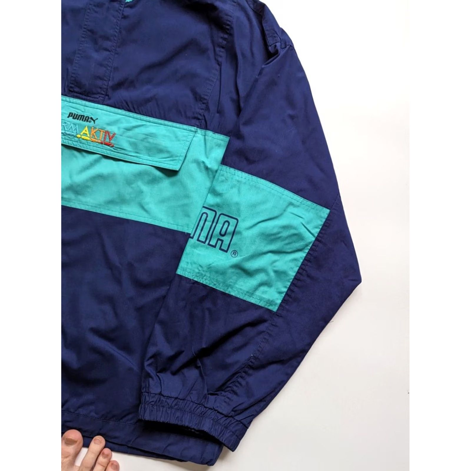 Puma VINTAGE PUMA FORMAKTIV JACKET Anorak Size M Blue Mens Hoodie? Size US M / EU 48-50 / 2 - 3 Thumbnail