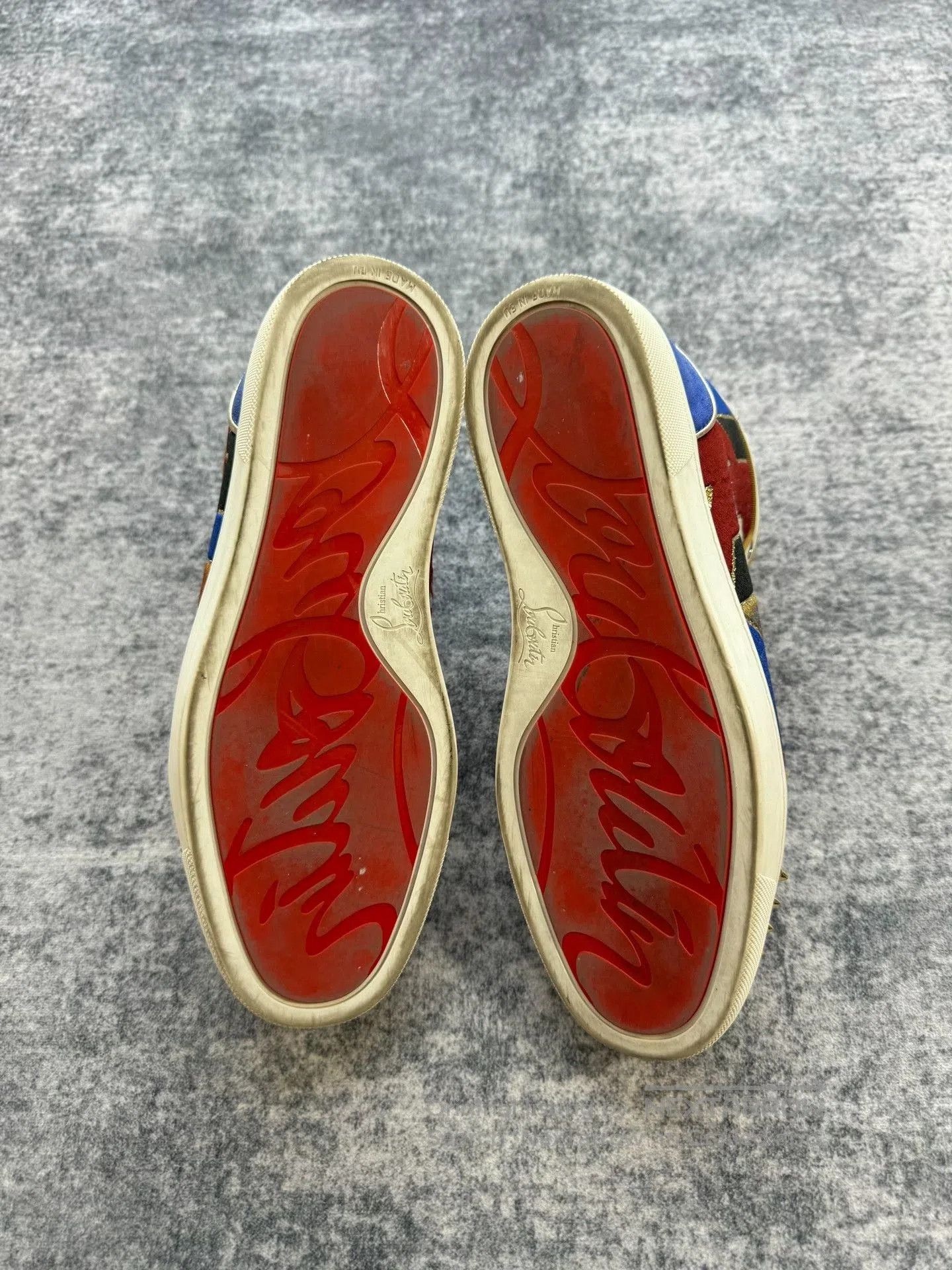Christian Louboutin Christian Louboutin Colorful High-Top Sneakers. Size US 10.5 / IT 40.5 - 6 Thumbnail