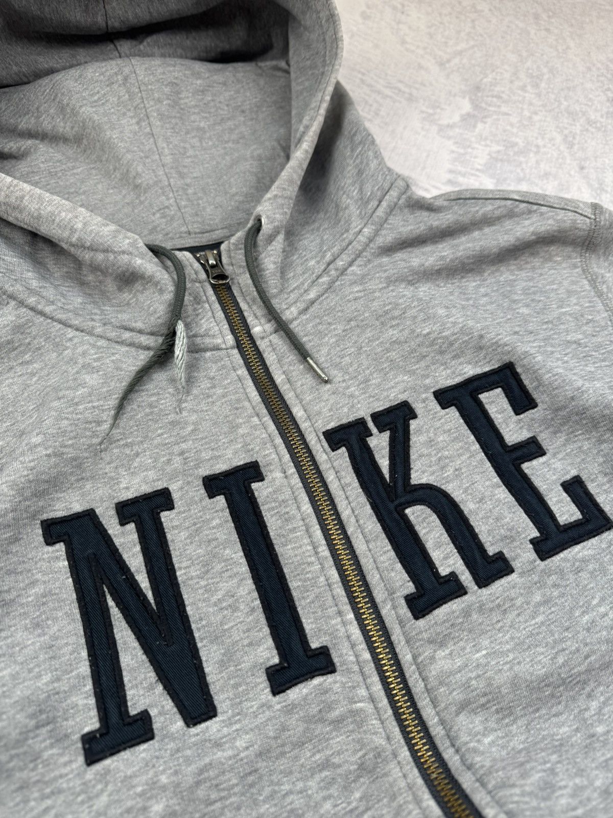 Nike × Vintage NIKE VINTAGE CENTER LOGO OVERSIZE BOXY ZIP HOODIE Size US XL / EU 56 / 4 - 4 Thumbnail