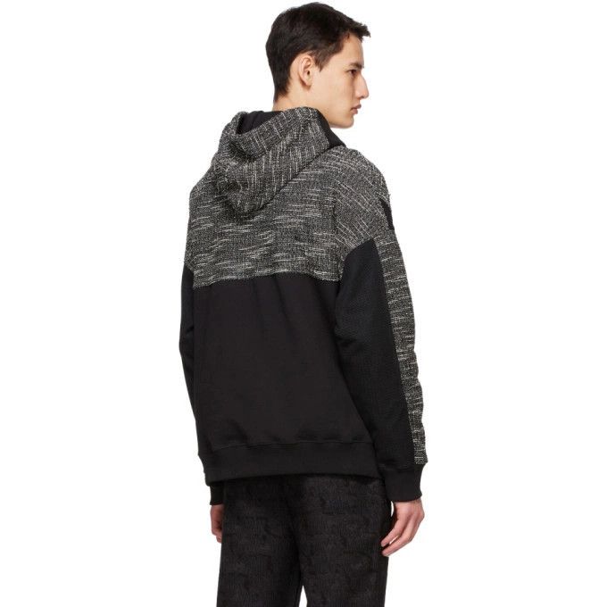 Andersson Bell Andersson Bell Black Fabric Contrast Hoodie Size US M / EU 48-50 / 2 - 3 Thumbnail