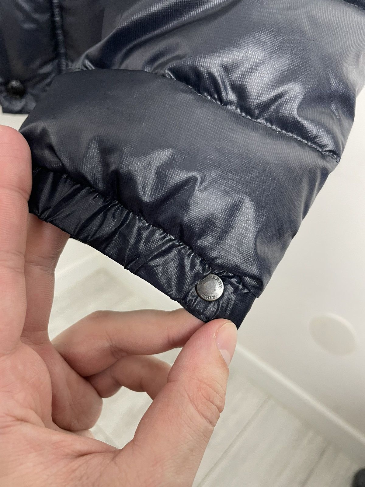 Burberry Burberry Brit Down Navy Blue Nova Check Size XS/S Size US XS / EU 42 / 0 - 14 Thumbnail