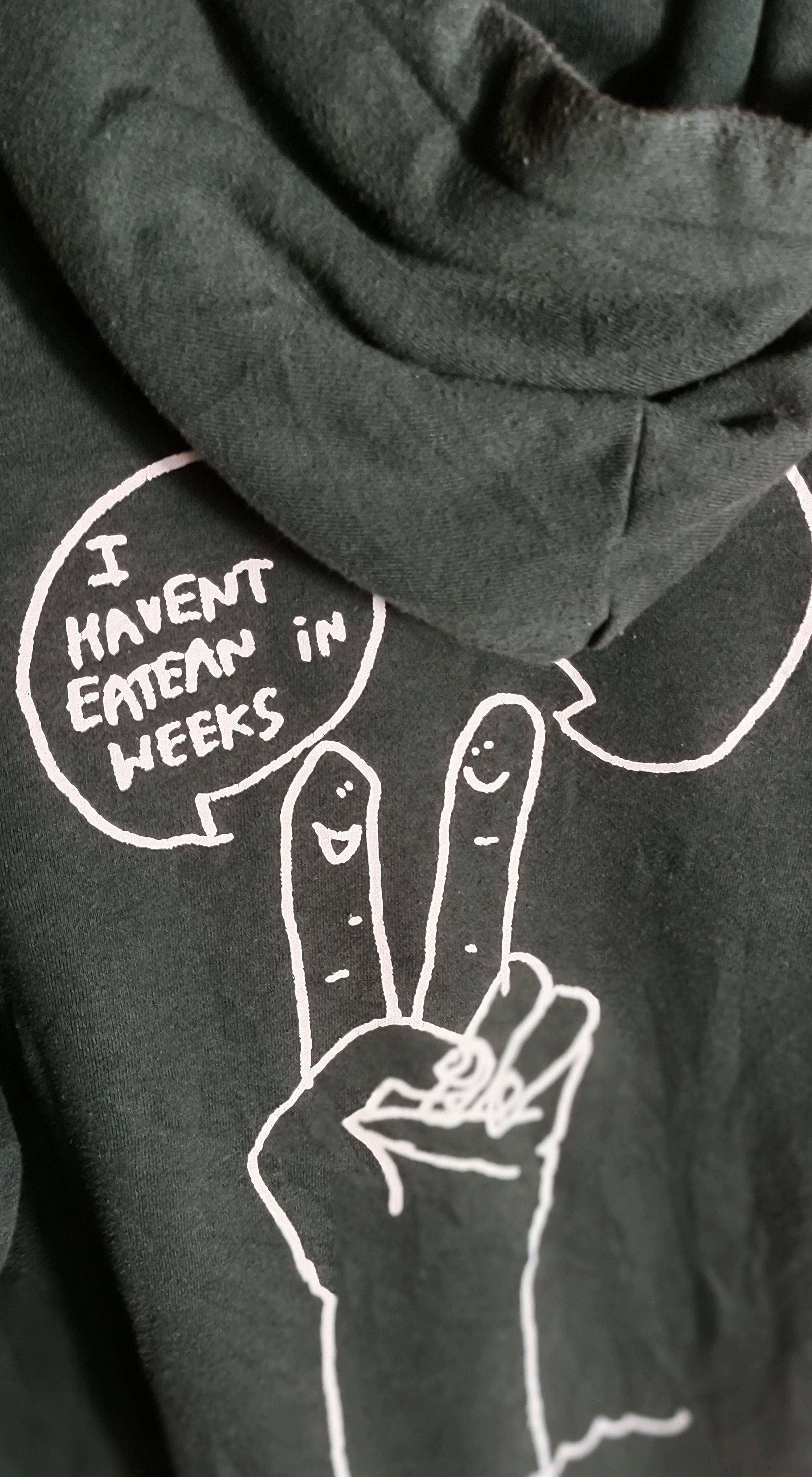Vintage Vintage💥 Mark Gonzales ' I Havent Eatean In Weeks" Size US XL / EU 56 / 4 - 4 Thumbnail