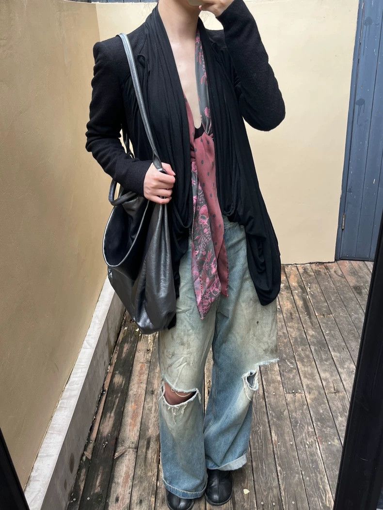 Helmut Lang HELMUT LANG size4 Suits with irregular collar shapes and ma Size XS / US 0-2 / IT 36-38 - 4 Thumbnail
