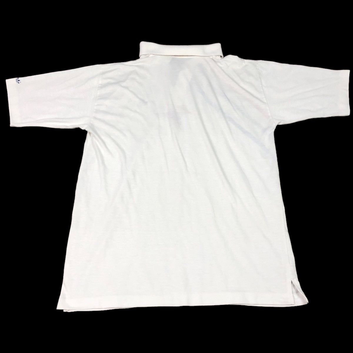 Adidas × Vintage Vintage Adidas Logo Button Polo White Red Blue Shirt Adult M Size US M / EU 48-50 / 2 - 5 Thumbnail