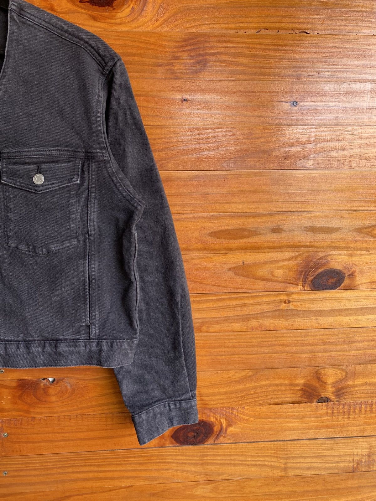 GU GU x Beautiful People Black Denim V-Neck Jacket Collab Size XL / US 12-14 / IT 48-50 - 7 Thumbnail