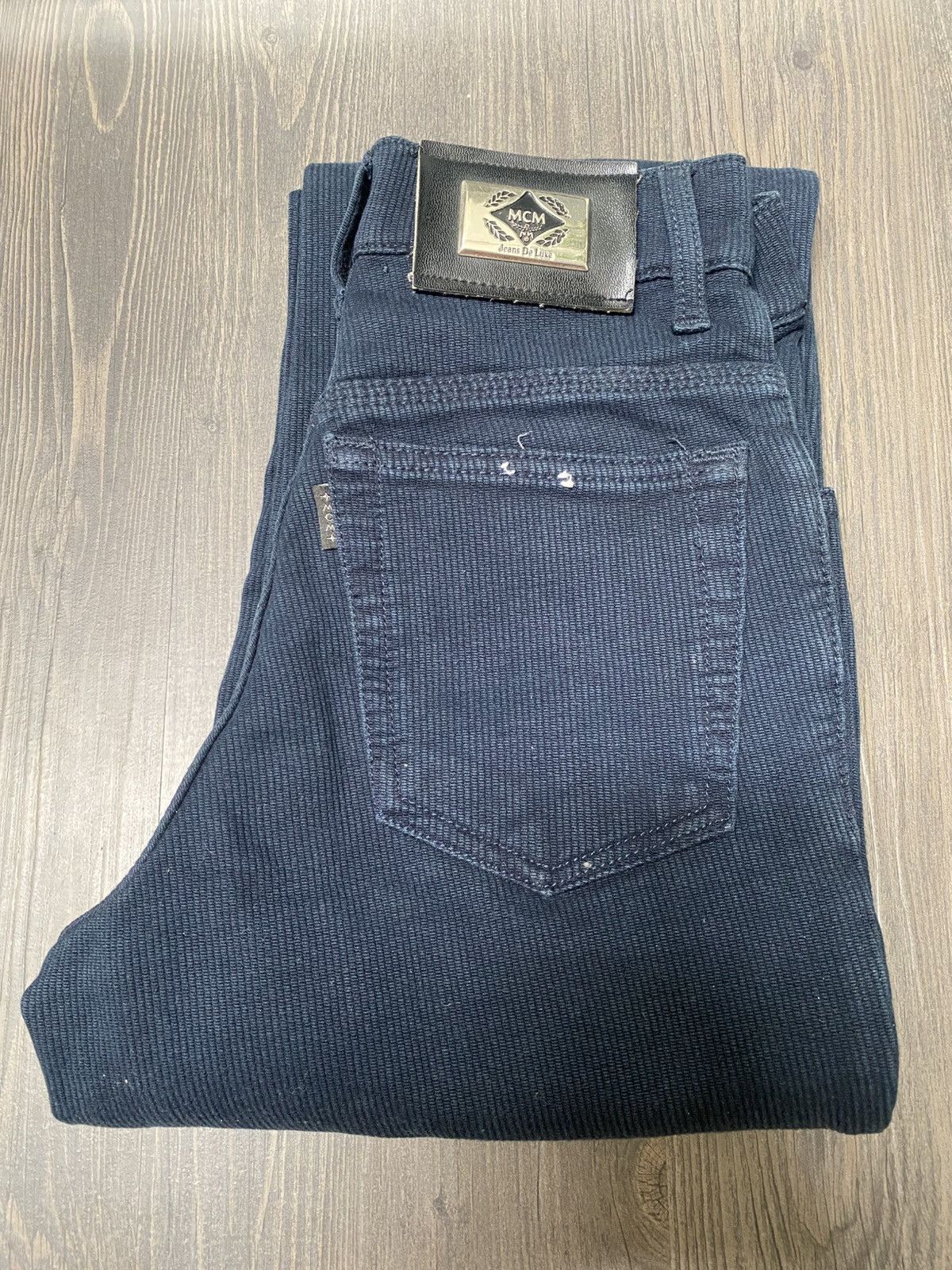 MCM MCM Luxury Corduroy Denim Jeans - Italy Size 25" / US 0 / IT 36 - 12 Thumbnail