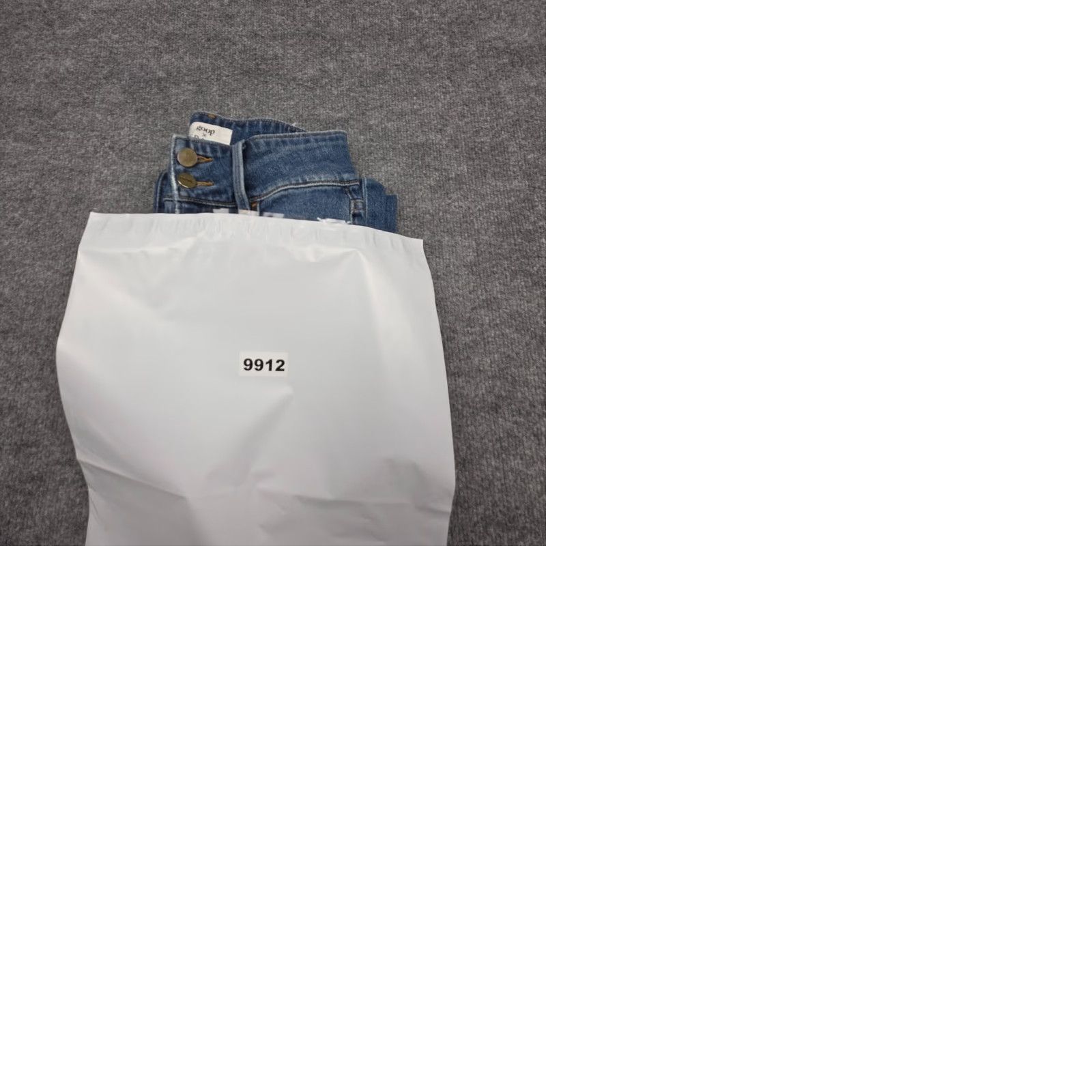 Frame GOOP x FRAME High-Rise Flare Jeans Women's 24 Blue Wide-Leg Stretch Jeans Regular Inseam 29"} Size 40" / US 18 - 10 Thumbnail