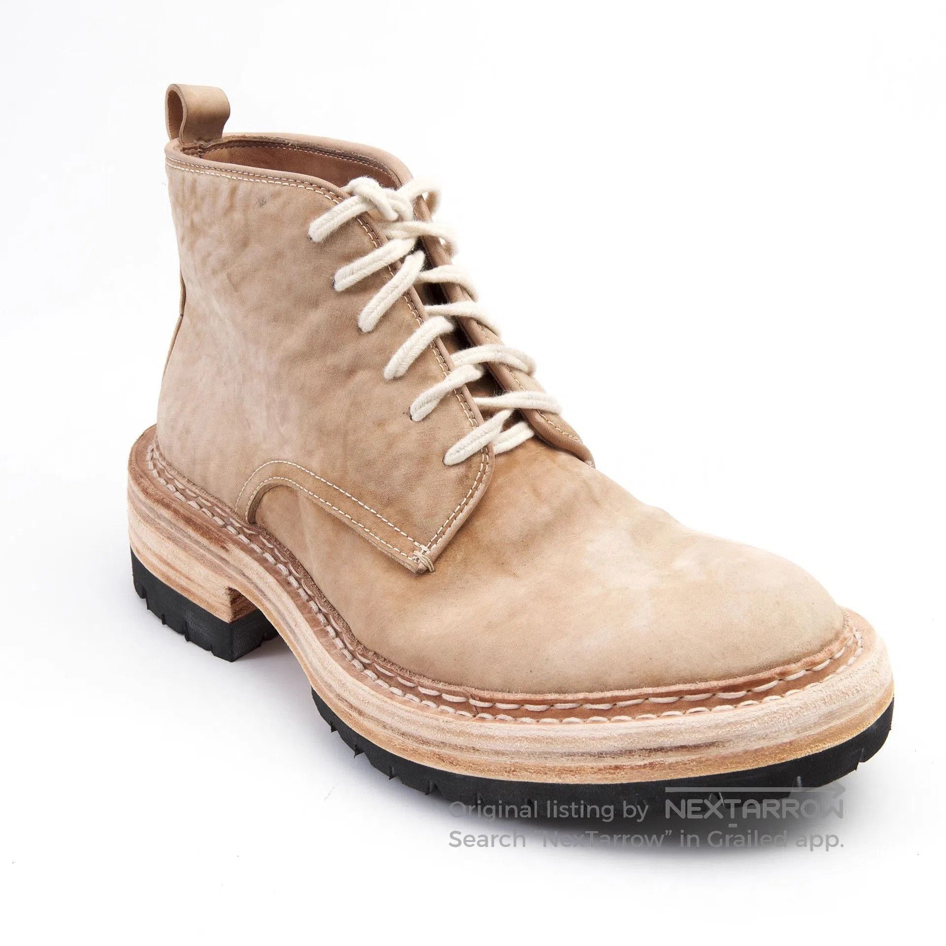 Other Retro Italian Leather Thick Sole Martin Boots. Size US 8 / EU 41 - 7 Thumbnail