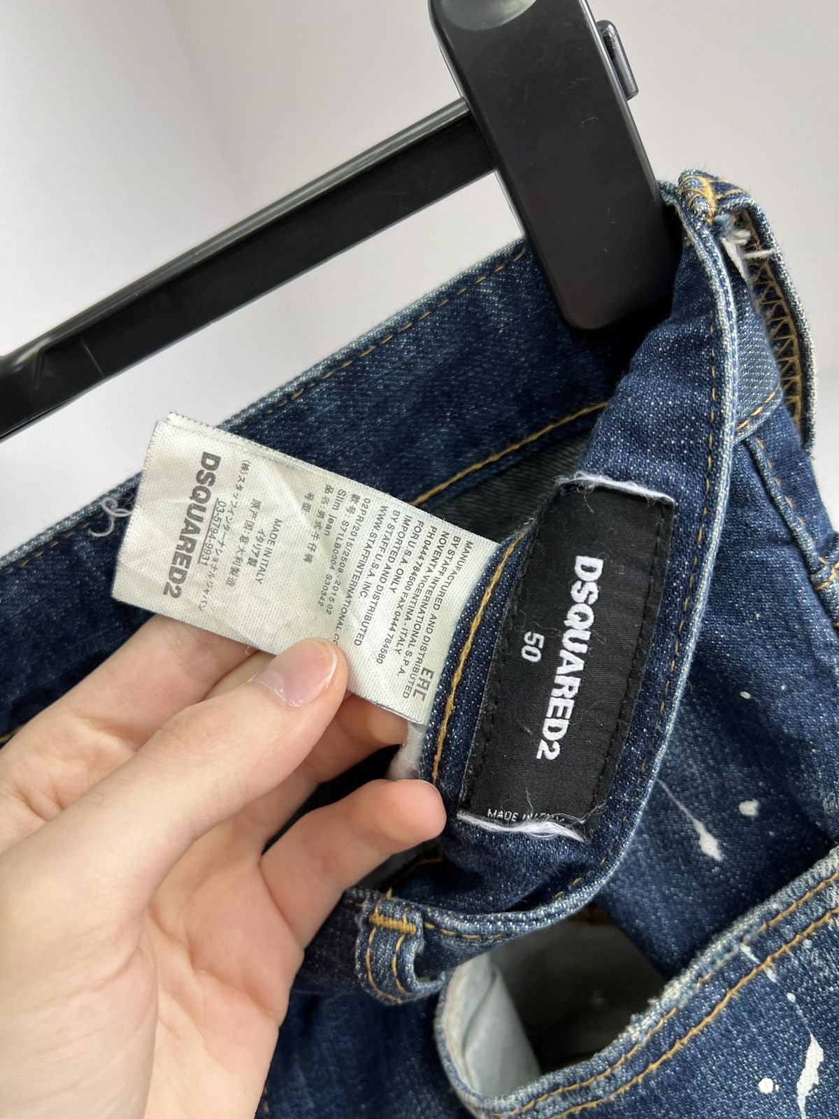 Dsquared2 × Vintage Vintage Dsquared2 Luxury Denim Jeans Size US 34 / EU 50 - 10 Thumbnail