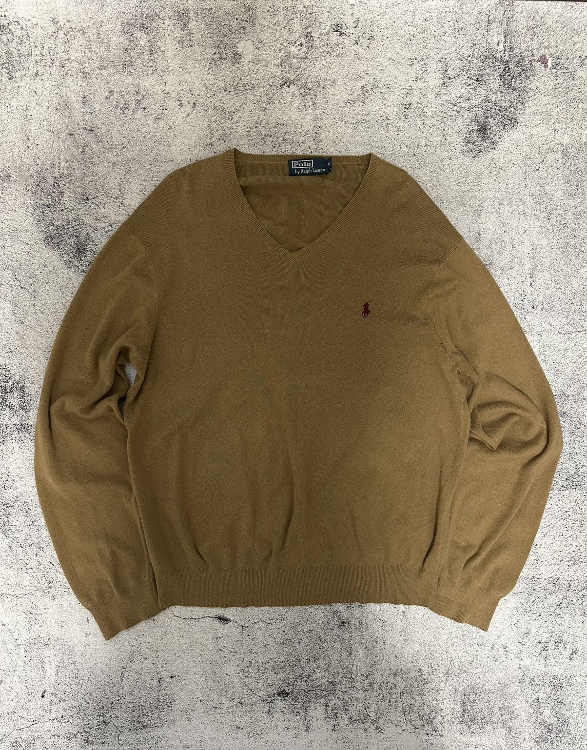 Polo Ralph Lauren Polo Ralph Lauren Pima Cotton Sweater Brown Logo Xl Size US XL / EU 56 / 4 - 1 Thumbnail