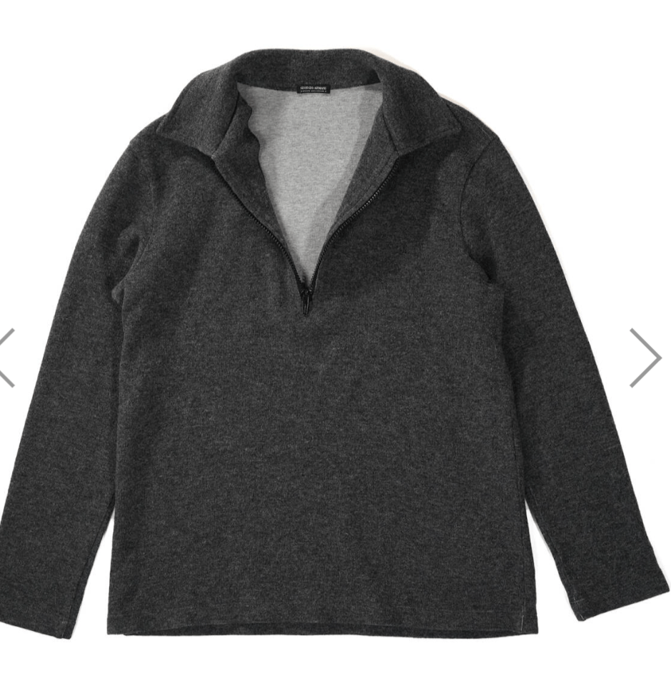 Giorgio Armani Archive Compressed Wool Sweater Size US M / EU 48-50 / 2 - 6 Thumbnail