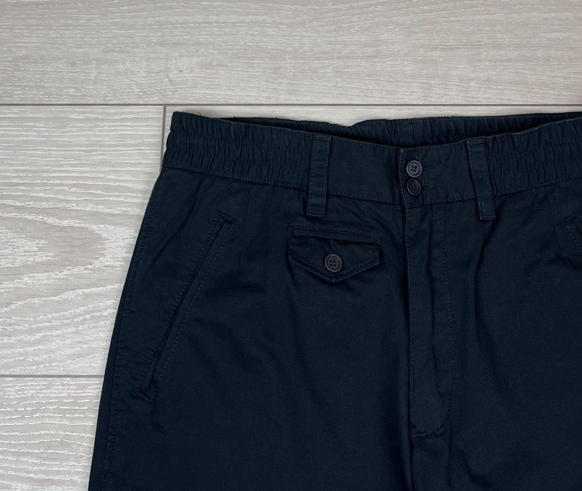 Dolce & Gabbana Dolce&Gabbana Blue Navy Cotton Cargo Pants Mens M Size Size US 32 / EU 48 - 6 Thumbnail