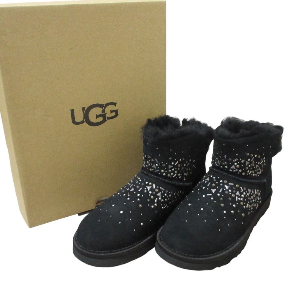 Ugg UGG UGG CLASSIC GALAXY BLING MINI Sheepskin Short Boots Fur Shoes DUTY FREE for USA Size ONE SIZE - 1 Thumbnail