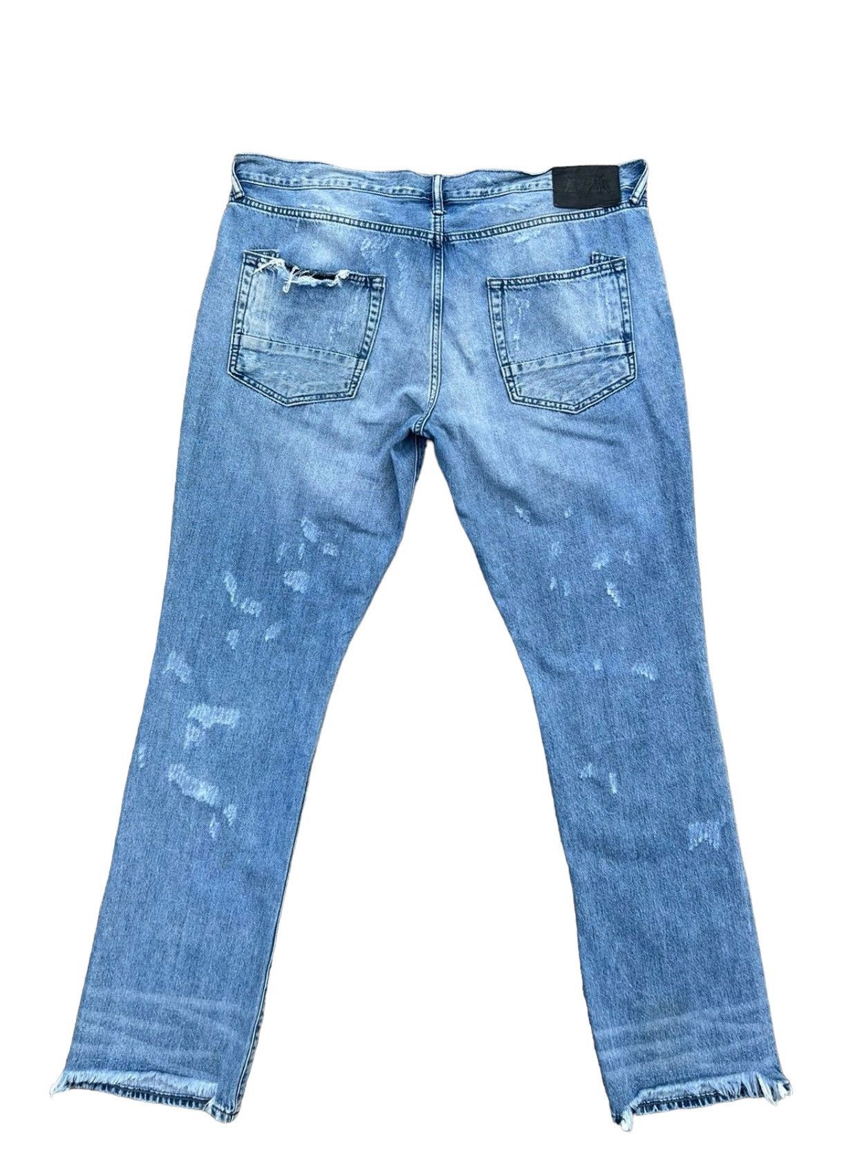 Prps Vintage PRPS Rips Distress Denim Demon Fit Jeans Size US 40 / EU 56 - 2 Thumbnail