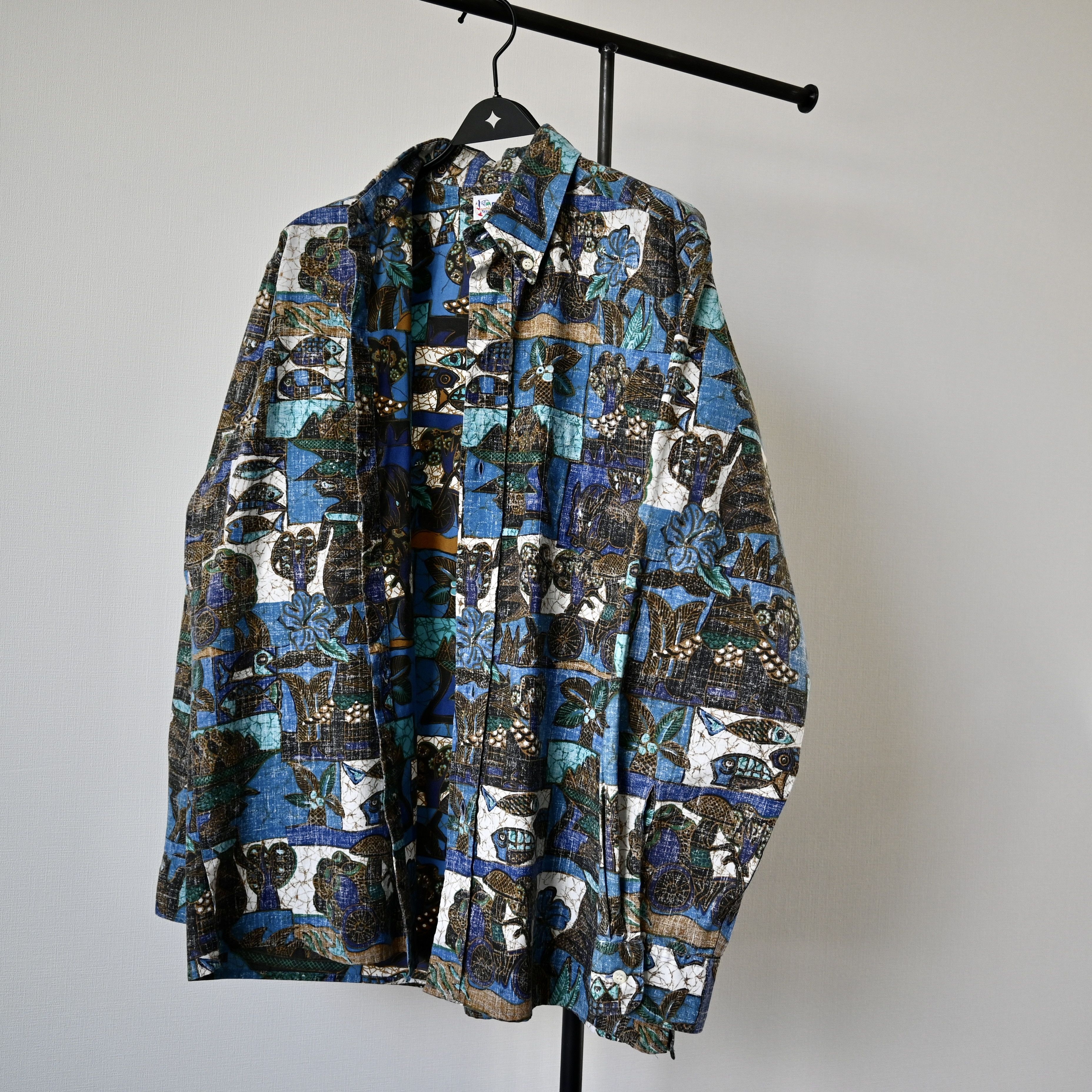 Reyn Spooner VTG 90s Reyn Spooner long sleeve hawaiian shirt made in USA Size US L / EU 52-54 / 3 - 21 Thumbnail