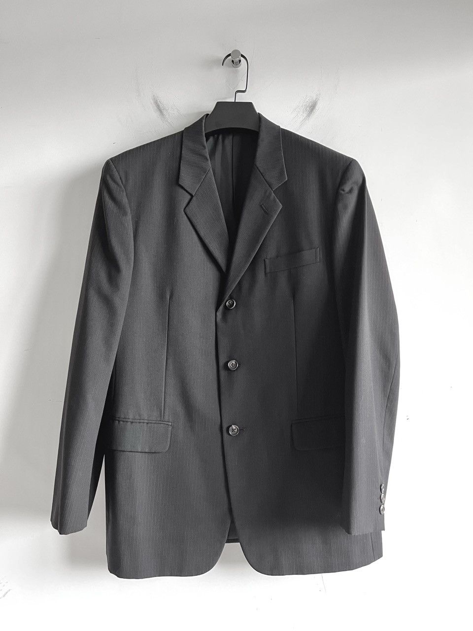 Yohji Yamamoto Yohji Yamamoto Pour Homme Costume D'Homme 3BS Jacket Blazer Size US XL / EU 56 / 4 - 1 Thumbnail
