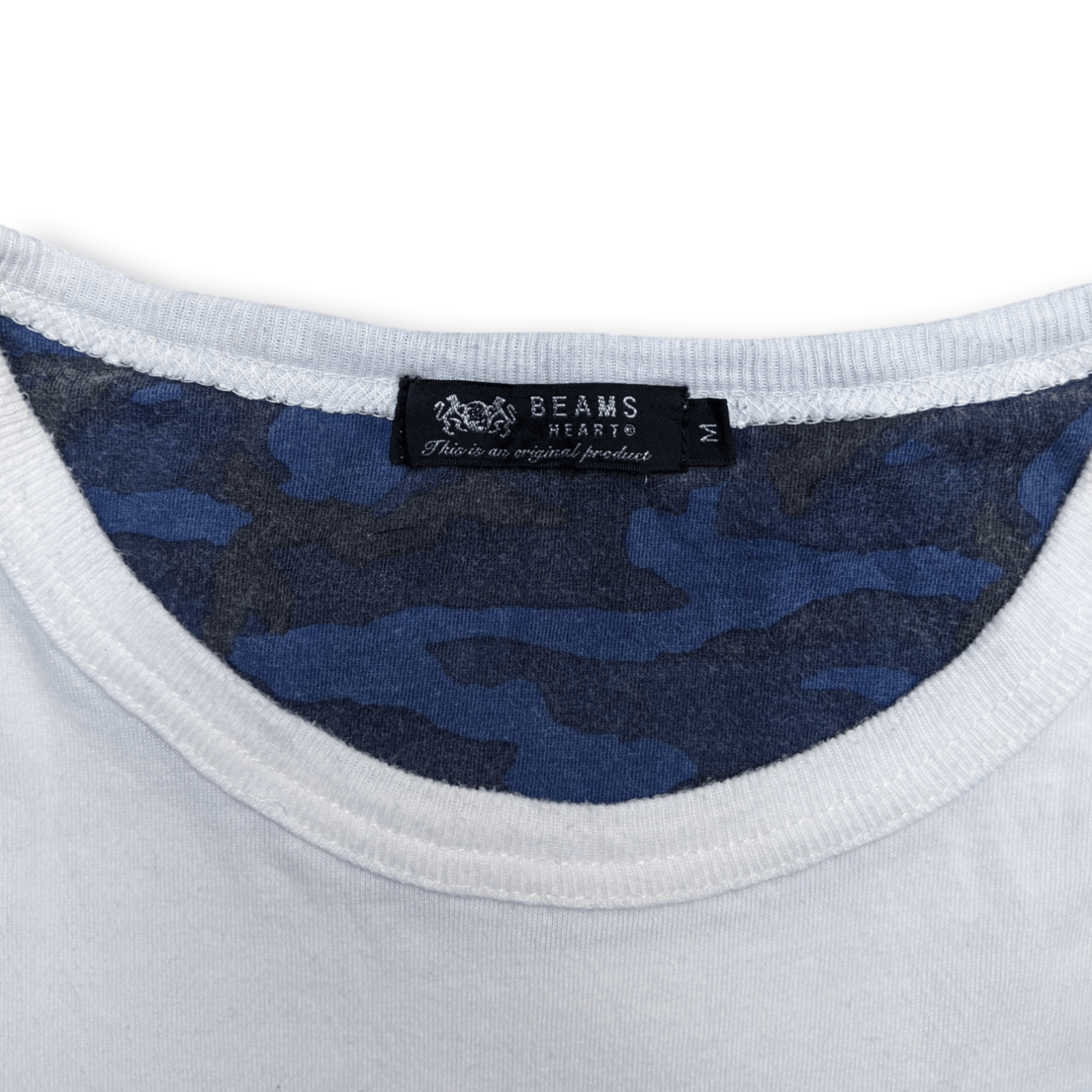 Beams Plus Beams Heart Stripes Camouflage T shirr Size US M / EU 48-50 / 2 - 4 Thumbnail