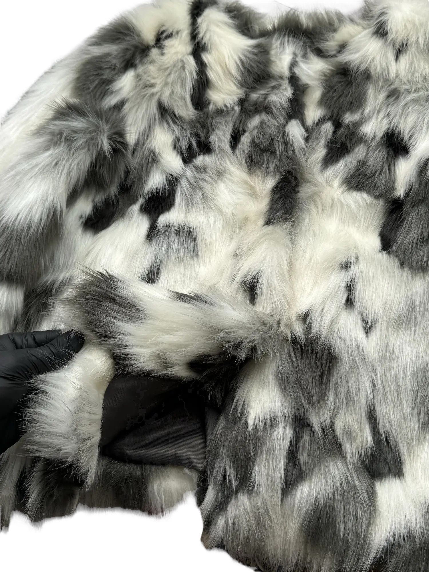 Vintage Faux Fur Coat From The 90s(V18) Size M / US 6-8 / IT 42-44 - 2 Thumbnail