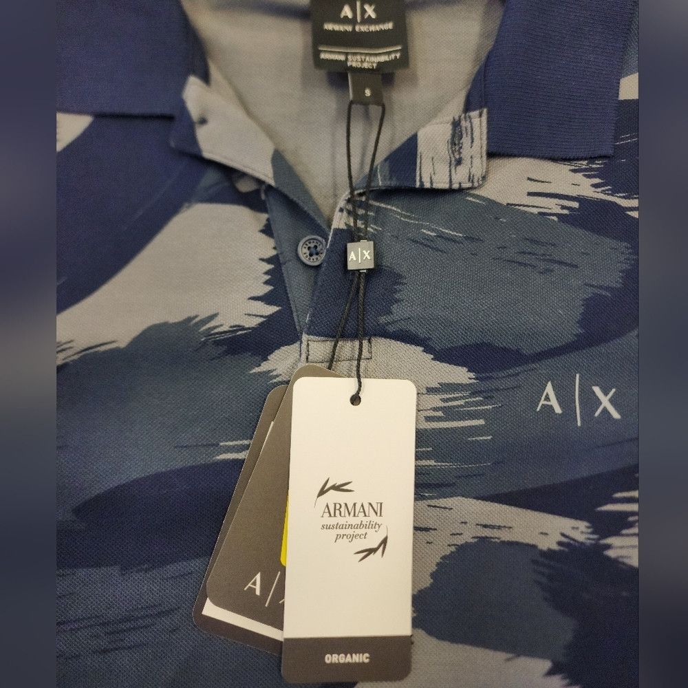 Armani Exchange Armani Exchange Men's Navy/Grey Slim Fit Sexy European SM Size US S / EU 44-46 / 1 - 4 Thumbnail