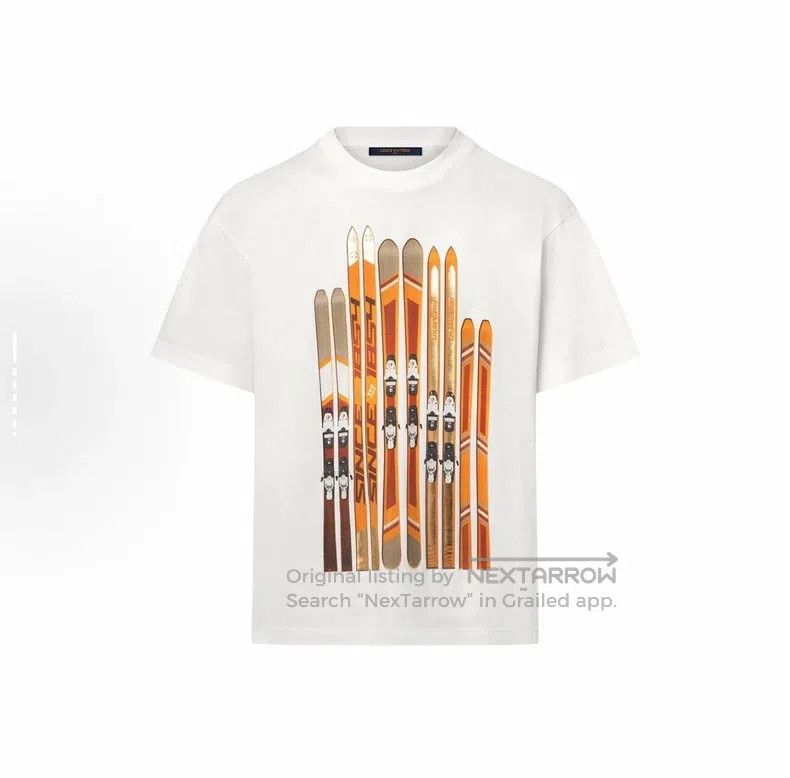 Louis Vuitton size 4l SKI Ski Collection Printed Short Slee