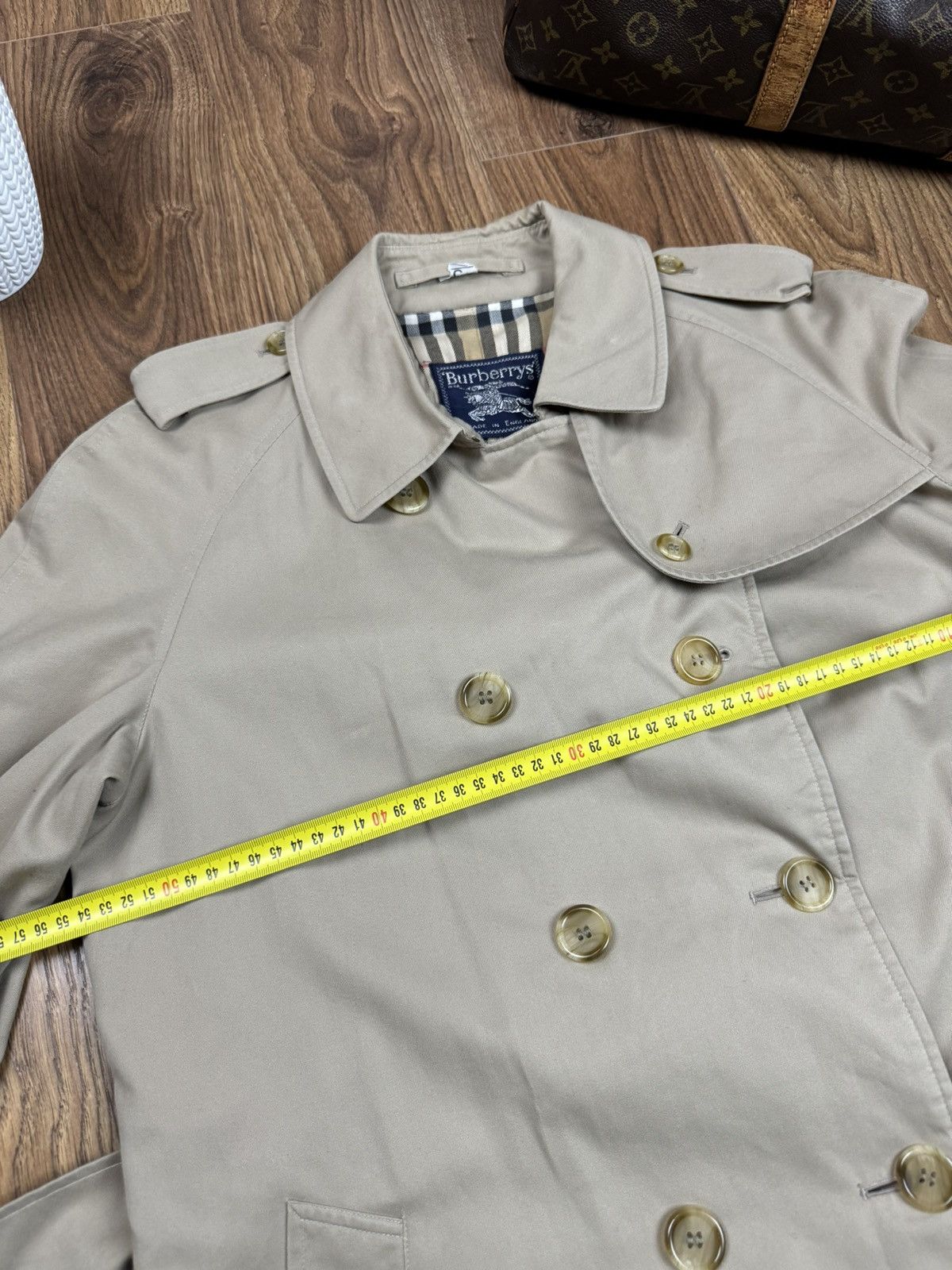 Burberry Vintage trench coat Burberry original luxury streetwear item Size L / US 10 / IT 46 - 5 Thumbnail