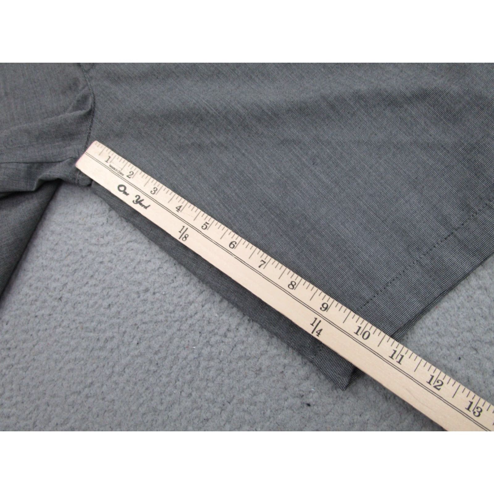 RVCA RVCA Shorts Mens 33 Gray Chino Surfer Skater Casual Zip Size US 33 - 4 Thumbnail