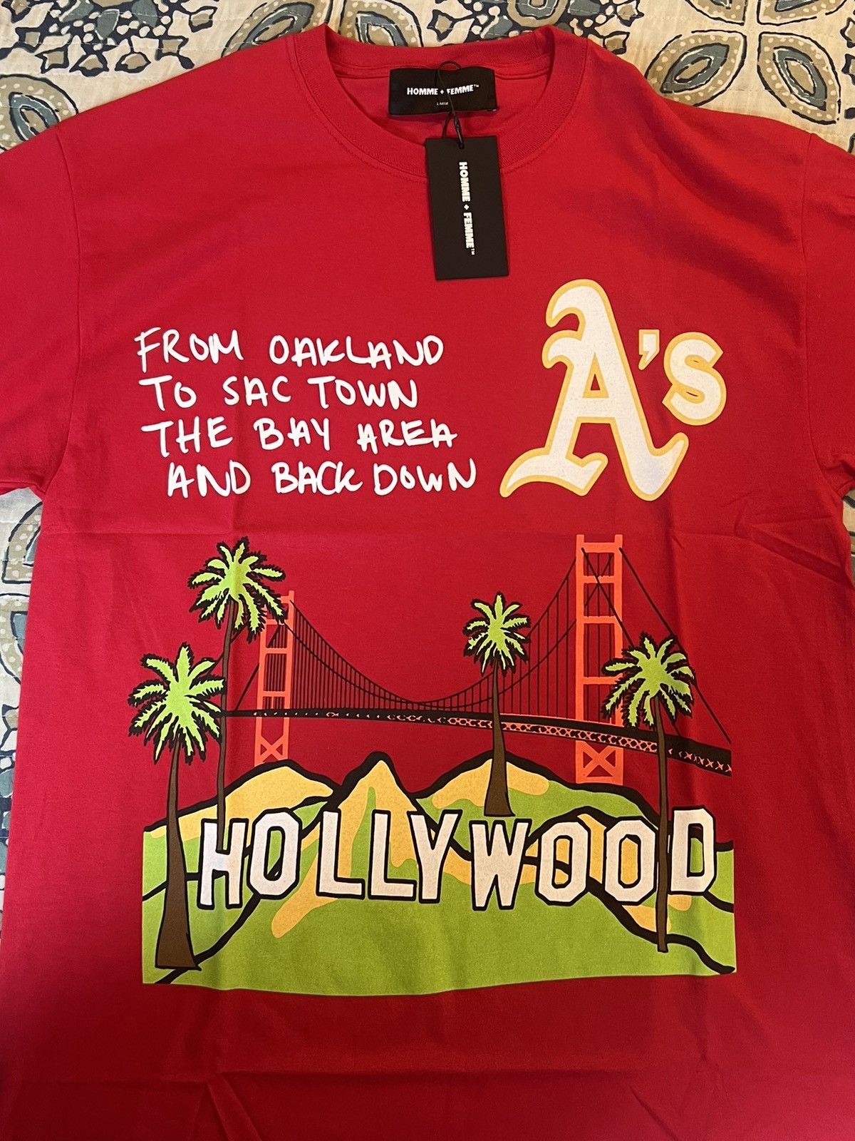 Homme + Femme La Homme + Femme LA Cali to NYC tee size LG Size US L / EU 52-54 / 3 - 1 Thumbnail