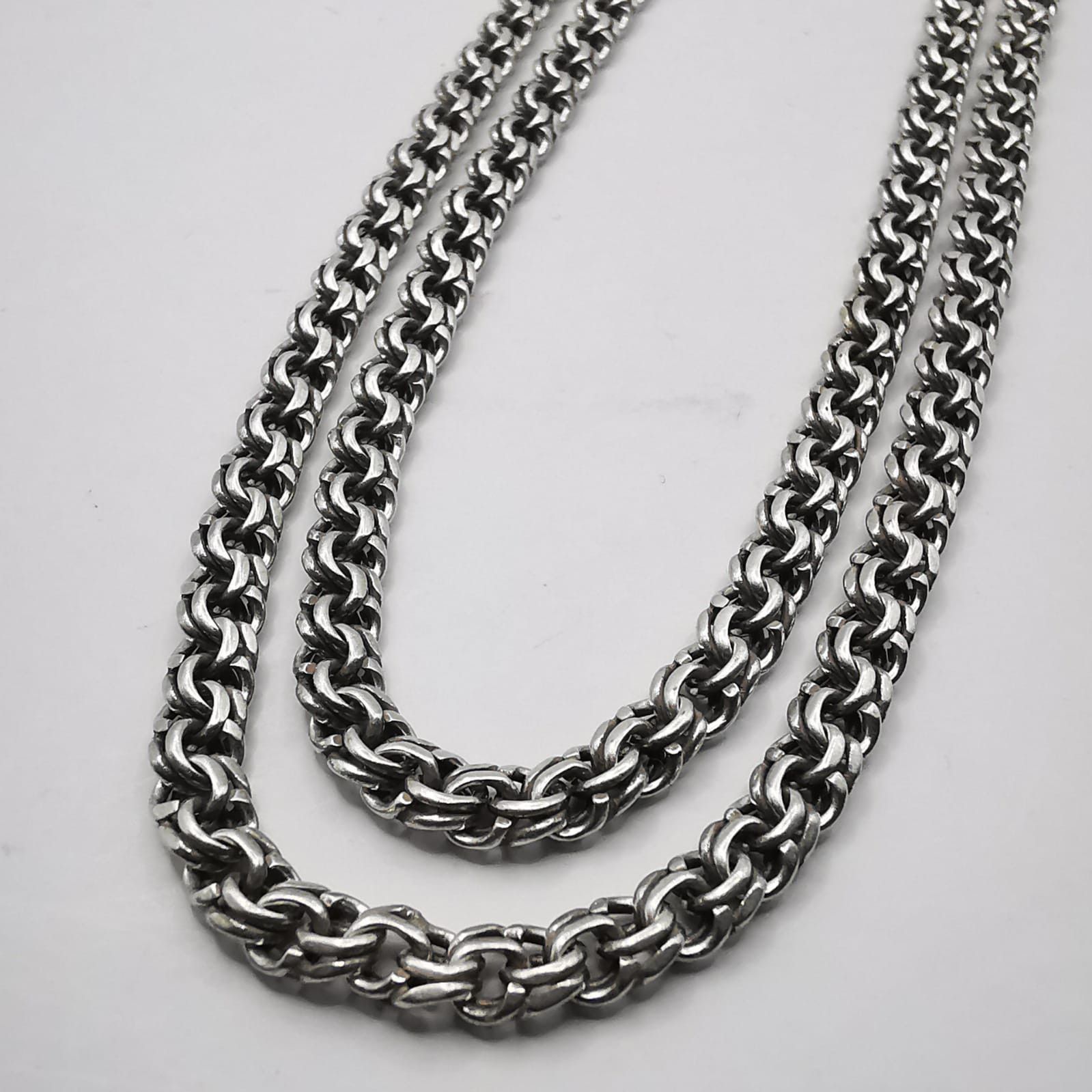 Vintage Vintage Jewelry Chain, 925 Sterling Silver, Signed 21.91g Size ONE SIZE - 2 Thumbnail