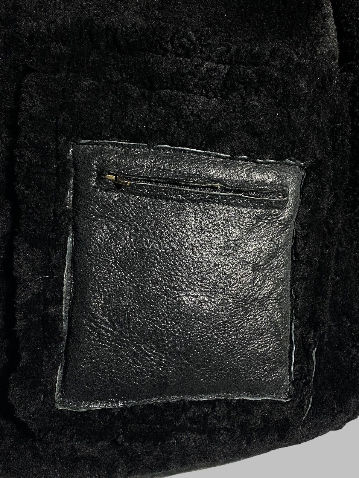 Versace Versace Classic V2 Shearling Jacket Black Vintage Rare Coat Size US XL / EU 56 / 4 - 23 Thumbnail