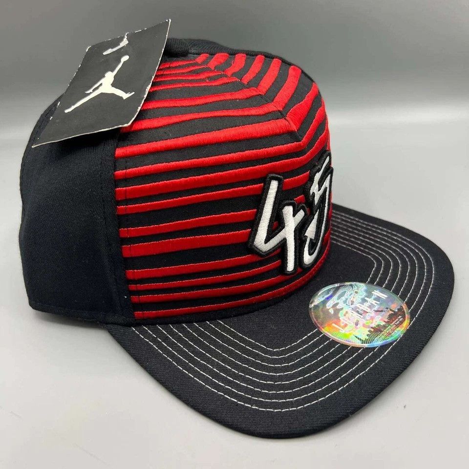 Jordan Brand Air Jordan 10 Hat Men Baron 45 Jumpman Snap Back Cap Men New Size ONE SIZE - 4 Thumbnail