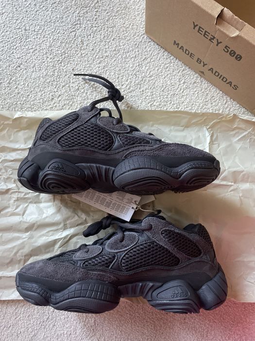 Yeezy 500 black size on sale 5