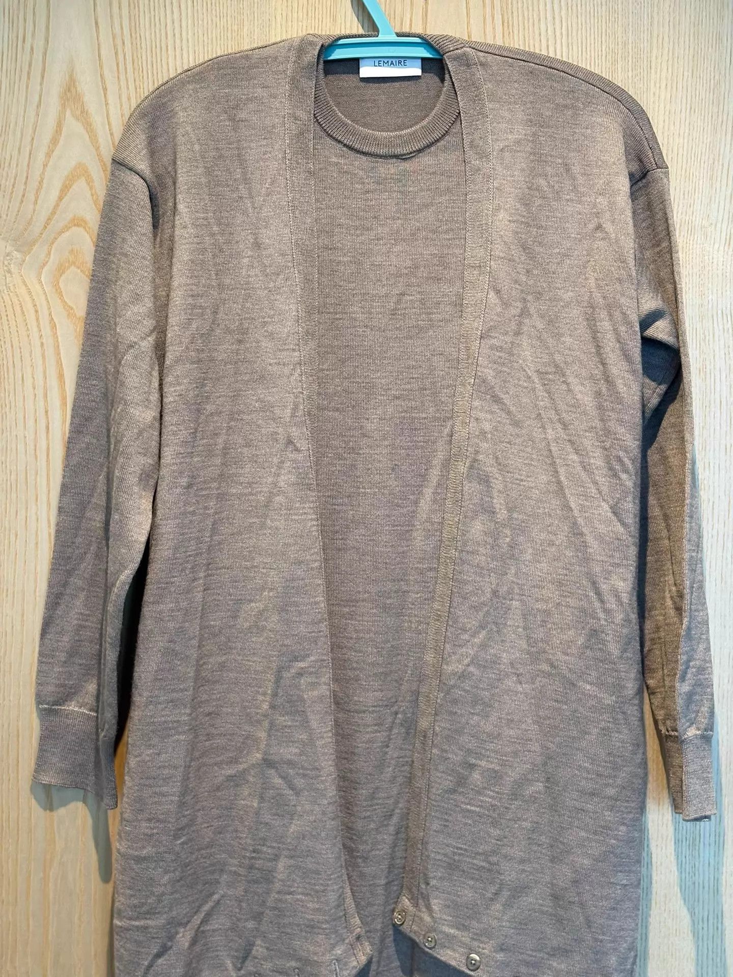Lemaire LEMAIRE Wool-Blend Long Sleeve Set XS Portugal Size XS / US 0-2 / IT 36-38 - 1 Thumbnail