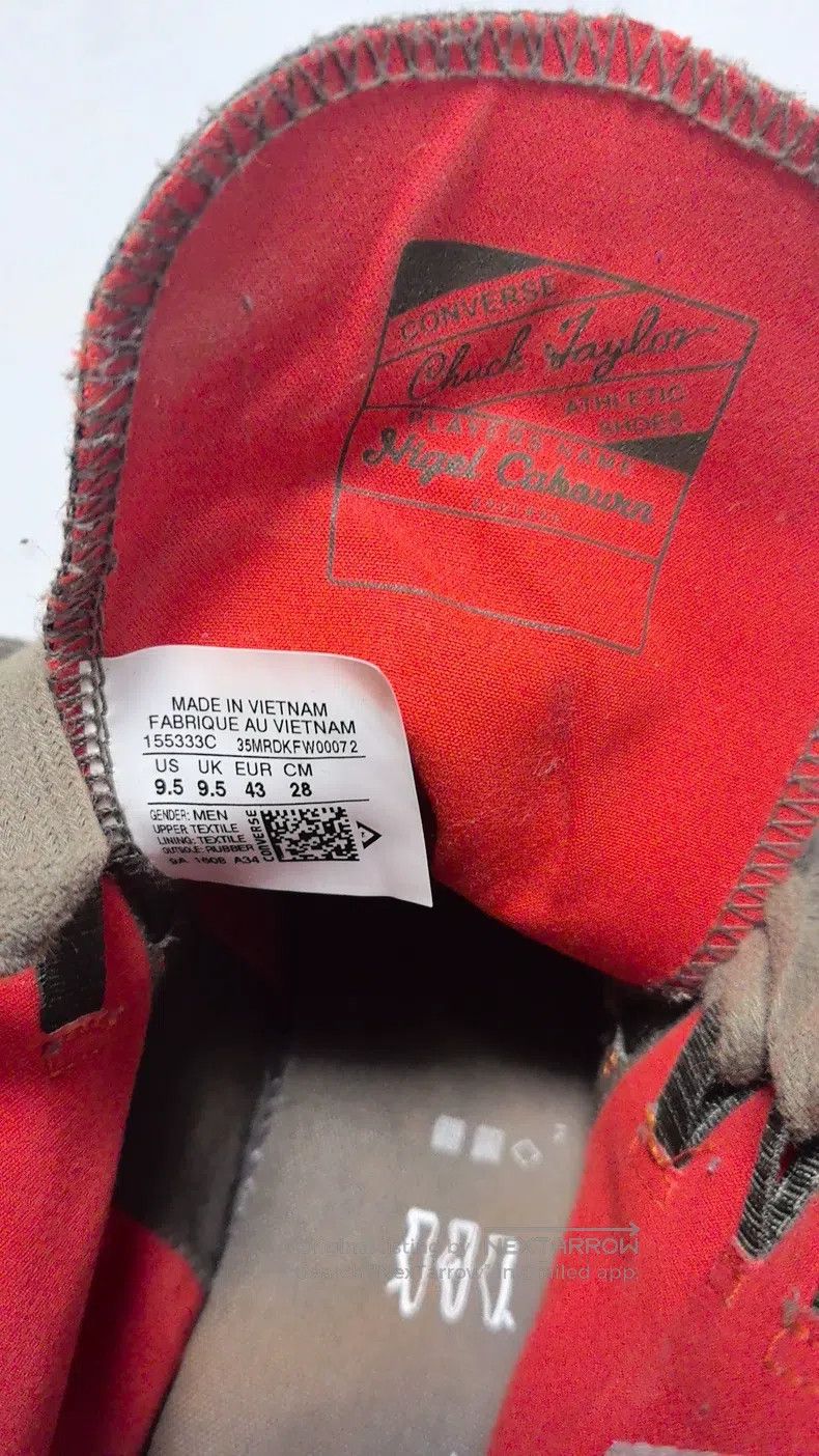 Nigel Cabourn Nigel Cabourn High-top shoes, military green plaid tweed Size US 7 / EU 40 - 4 Thumbnail