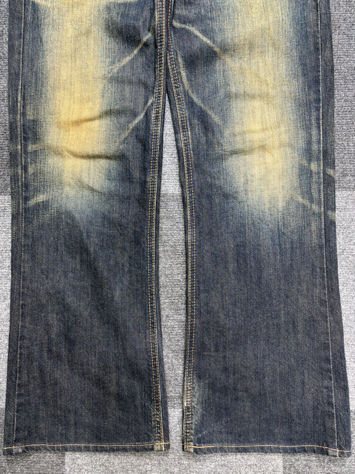 Edwin 💥90s Style💥Rare Insane Edwin 421 Rusty Fades Denim F462 Size US 31 - 8 Thumbnail