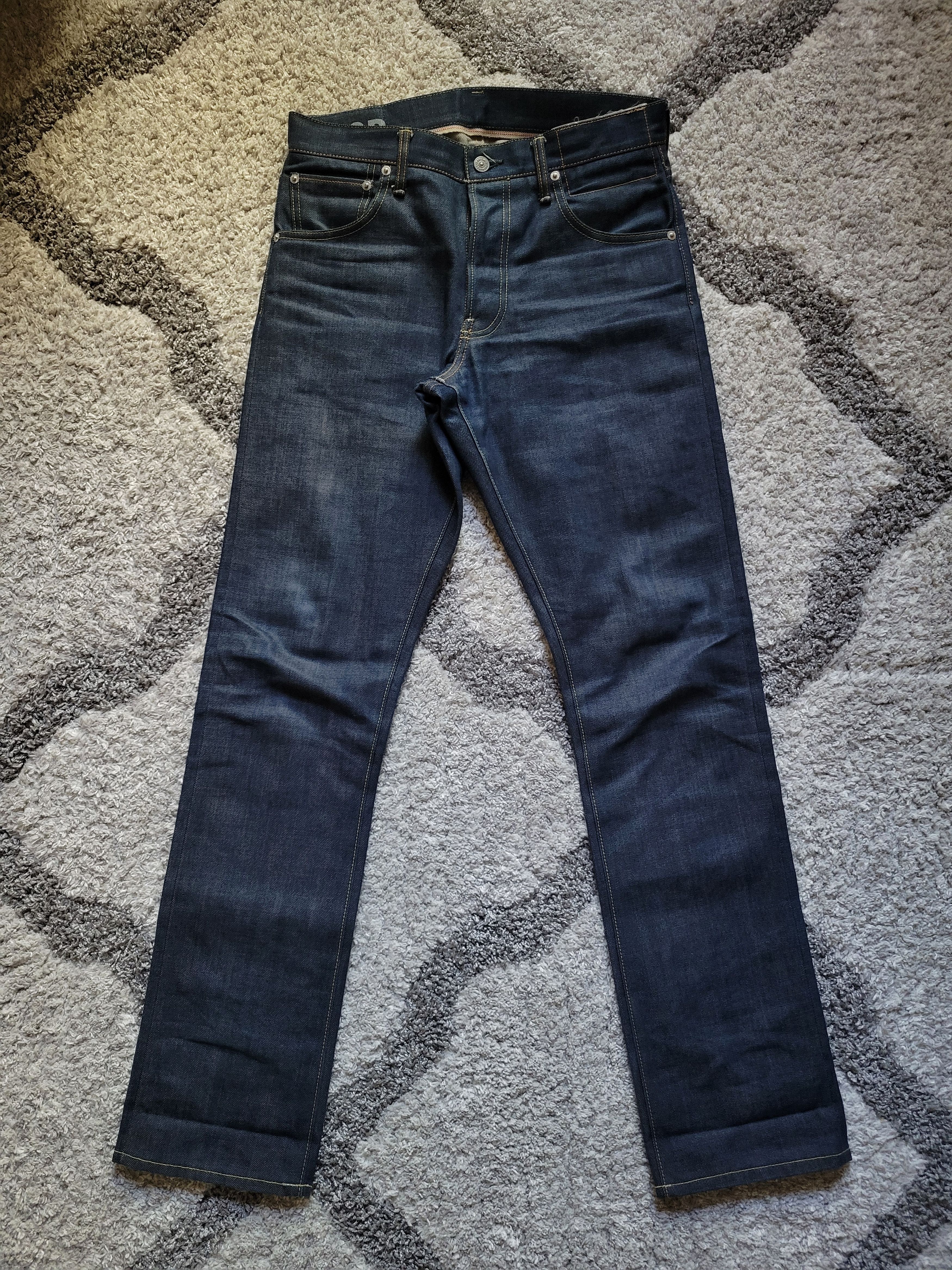 Visvim 01.2R/01 Slim Raw, Unwashed Denim Size US 30 / EU 46 - 5 Thumbnail