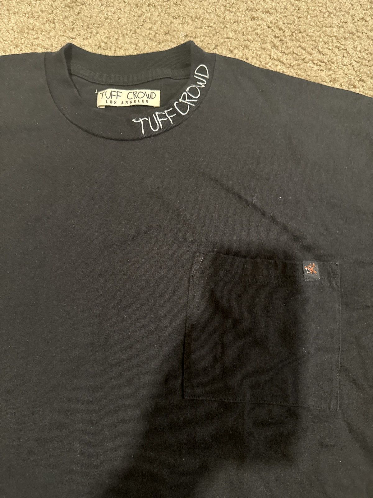 Tuff Crowd Tuff Crowd Rare Pocket Tee w/ Back Graphic Size US L / EU 52-54 / 3 - 3 Thumbnail