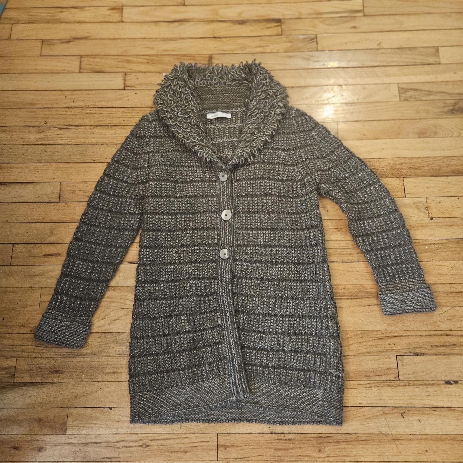 Designer Skovhuus Cozy Knitted Cardigan SZ SM Oversized Size S / US 4 / IT 40 - 1 Thumbnail